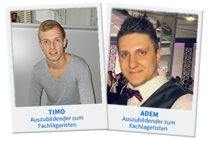 Fachlagerist: Ausbildungsplätze 2014 Zwei Auszubildende zum Fachlagerist stellen sich vor